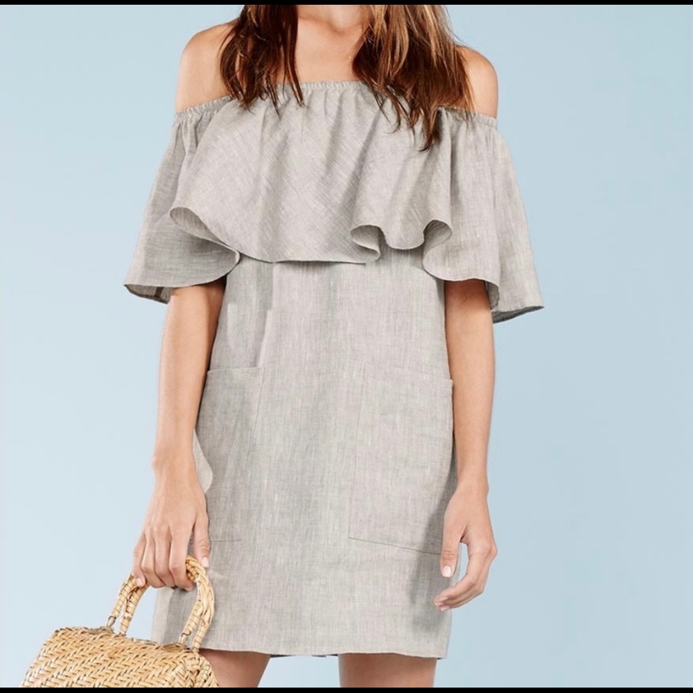 Reformation off the shoulder dress